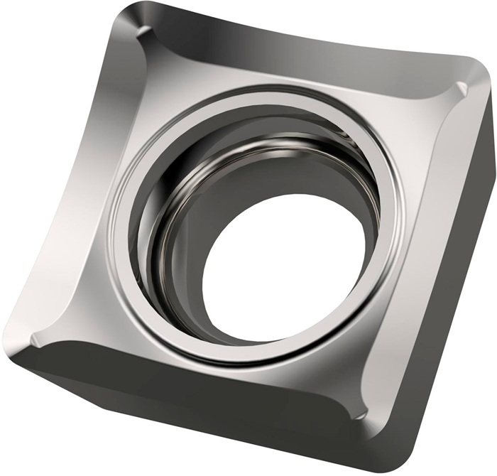 Drehwendeschneidplatte ISO SCGT 120408F-AL:HF7 Bohrungs-D. 5,5mm Farbe Silber