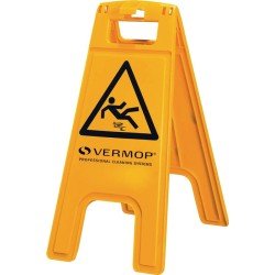 Warnschild Achtung Rutschgefahr B 280xH 580mm gelb/schwarz VILEDA