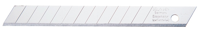Abbrechklinge L100xB17,7xS0,5mm 0 Sollbruchstellen 10 St./Spender TECWERK