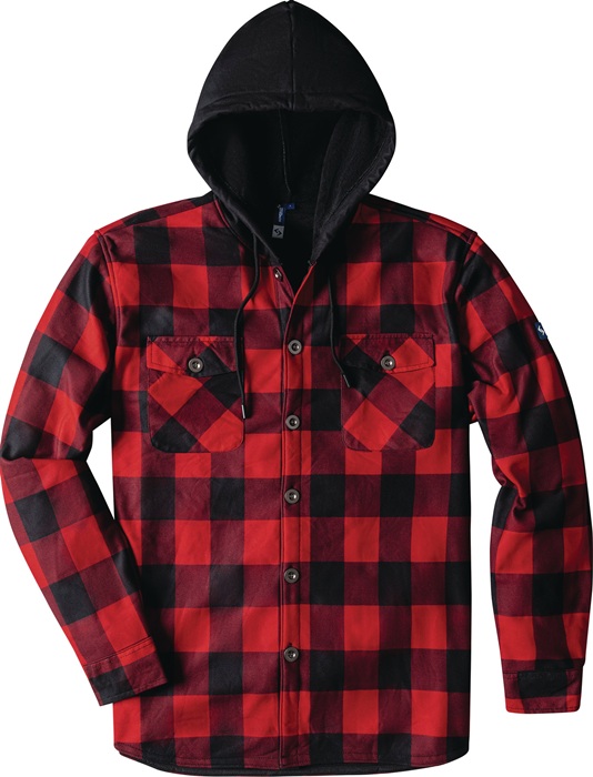 Thermojacke Glenville Gr.S rot/schwarz-kariert SCHEIBLER