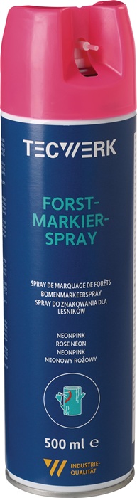 Forstmarkierspray neonpink 500ml Spraydose TECWERK