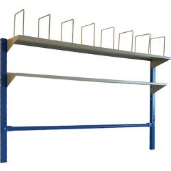 Packtischanbausystem f.Packtischbreiten 2000mm Metallkonstruktion GEWA