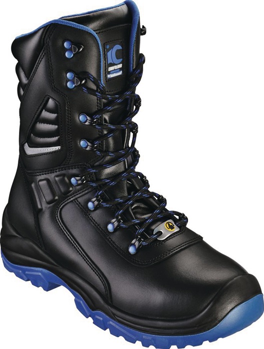 Sicherheitsstiefel TORGAU Gr.40 W.11 schwarz/blau S3S FO SR ESD