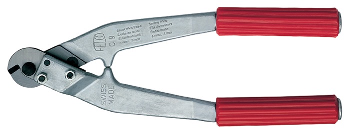 Drahtseilschere C9 L.325mm Ku.-Überzug FELCO