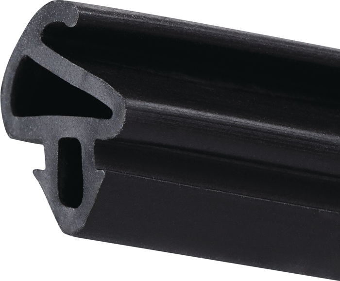 Anschlagdichtung ADTP-1246-CC schwarz TPE Kunststofffenster 5 m/Bund GFA