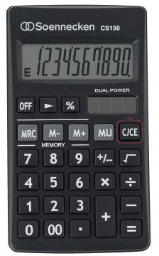 Soennecken Taschenrechner CS150 8660 schwarz
