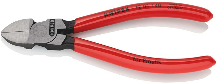 Seitenschneider f.Ku.L.140mm Kopf pol.ger.Ku.-Überzug KNIPEX