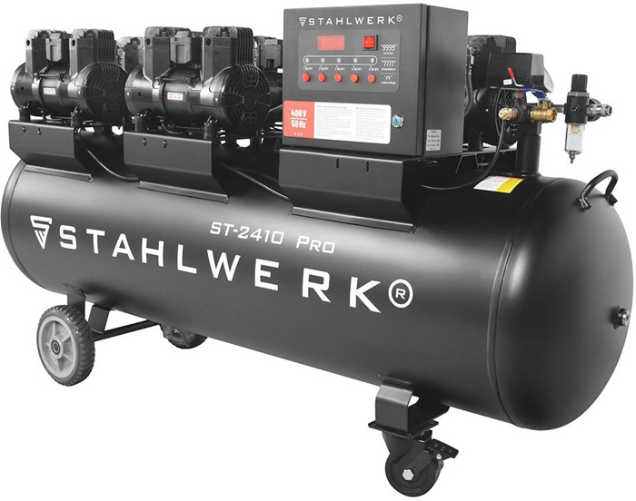 Kompressor ST-2410 Pro 1250l/min 10bar 240l STAHLWERK