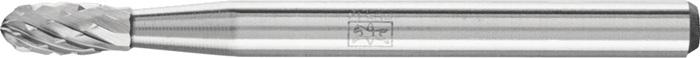 Kleinfrässtift Form O TRE D.3mm Kopf-L.7mm Schaft-D.3mm HM Verz.3 Plus PFERD