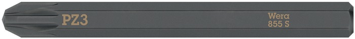 Bit 855 S PZ 3x70mm 1/4 Zoll 855 S PZ 3x70mm L.70mm WERA