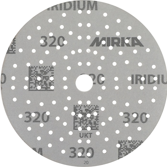 Haftschleifscheibe IRIDIUM Grip 121L 150mm K.320 f.HO/Metall/Lack/Ku.