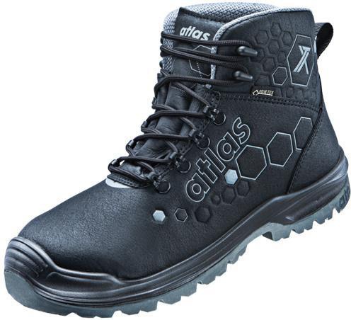Sicherheitsstiefel XT 500 GTX Gr.38 W.10 sw/grau S3 SRC ESD ATLAS
