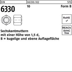 Sechskantmutter DIN 6330 FormB BM 30 SW 46 10 1 Stück