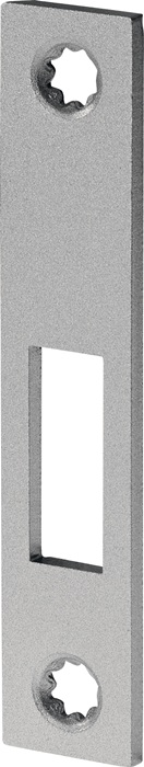 Schließbl.S413 STA silber B.20xL.105mm ktg.DIN L/R fl.BKS