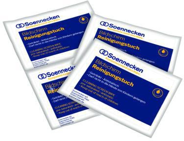 Soennecken Bildschirmreinigungstuch 4838 feucht/trocken 20 St./Pack.