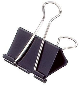 Soennecken Foldbackklemmer 1561 50x25mm schwarz 12 St./Pack.
