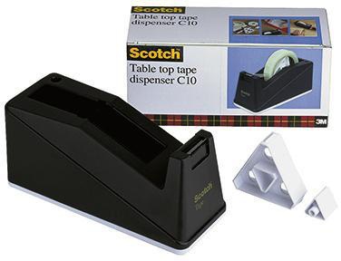 Scotch Tischabroller C10 bis 25mmx66m Kunststoff schwarz