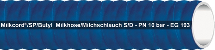 Saugschl. MILKCORD®/SP/BUTYL ID 63,0mm AD 77,0mm L.40m Blau Wandst.7,0mm