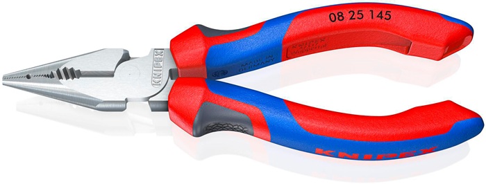 Spitzkombizange L.145mm verchr.Comfort-Griff verchr.KNIPEX