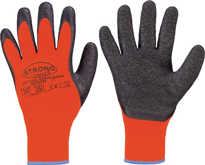Kälteschutzhandschuhe Rasmussen Gr.9 orange/schwarz EN 388,EN 511 PSA II