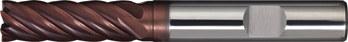 Schaftfräser D.12mm Einsatz-L.45mm VHM TiAlN 35-38Grad HB Z.6 ext.lang TECWERK