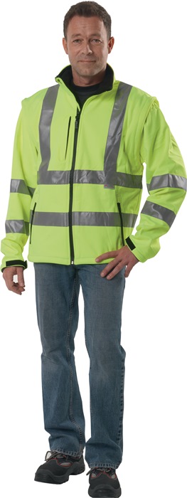 Warnschutz-Softshelljacke Gr.XL gelb PREVENT