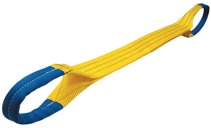 Hebeband DIN EN 1492-1 L.6m grau Tragf.einf.4000kg DOLEZYCH
