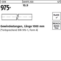 Gewindestange DIN 975 M22x 1000mm 10.9 1 Stück