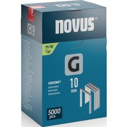 Flachdrahtklammer G Typ 11 B10,6xL10mm Draht-B.1,25mm 5000 St.NOVUS