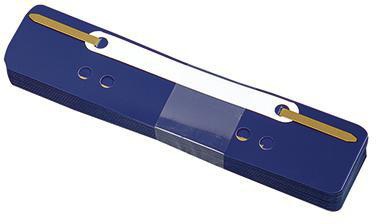 Soennecken Heftstreifen 3174 kurz Kunststoffdeckl. d.bl 25 St./Pack.