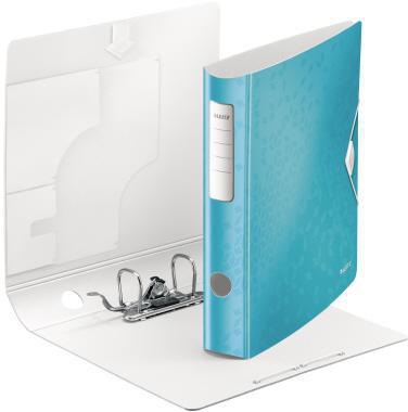 Leitz Ordner WOW 11070051 DIN A4 65mm PP eisblau