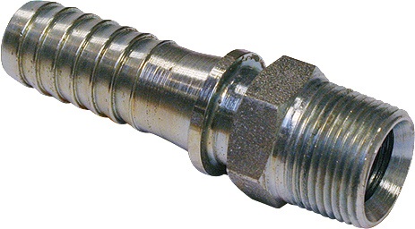Dampfschlaucharmatur Boss Verz.Sta/Stahlguss Schl.-Gr.19mm AG 3/4 Zoll TEGUMA