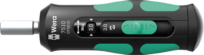 Drehmomentschraubendreher 7510 1/4 Zoll 1-3 Nm WERA