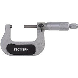 Bügelmessschraube DIN 863/1 25-50mm Spindel-D.6,5mm TECWERK