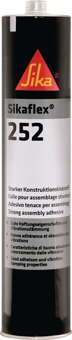 Konstruktionsklebstoff Sikaflex®-252 weiß 300 ml Kartusche SIKA