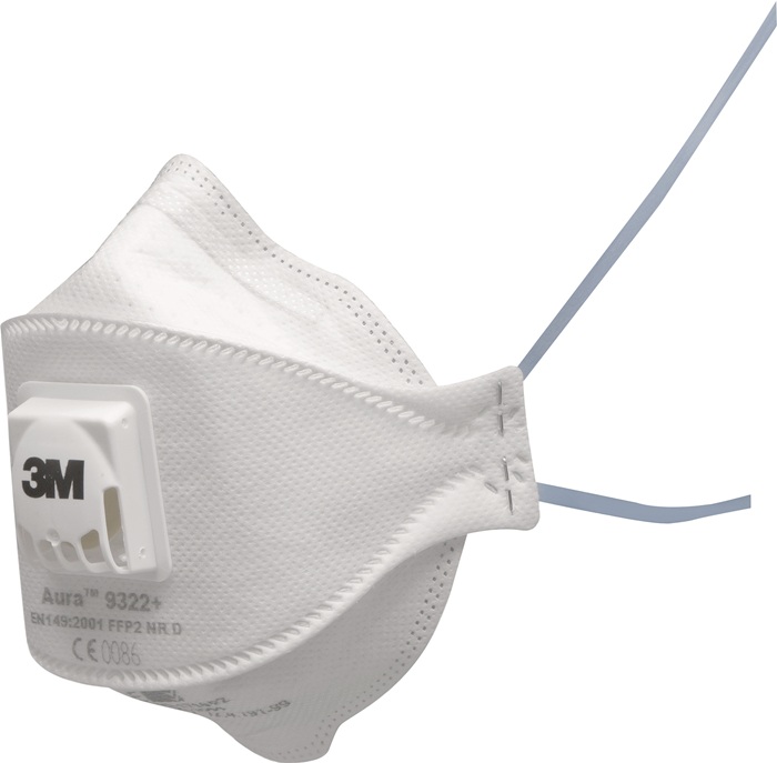 Atemschutzmaske Aura™ 9322+ FFP2 NR D m.Ausatemventil 3M