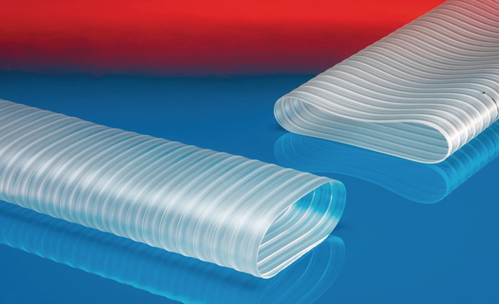 Flachschlauch PROTAPE® PUR-C 335 FOOD-AS FLAT ID 155mm AD 160mm L.5m Rl.