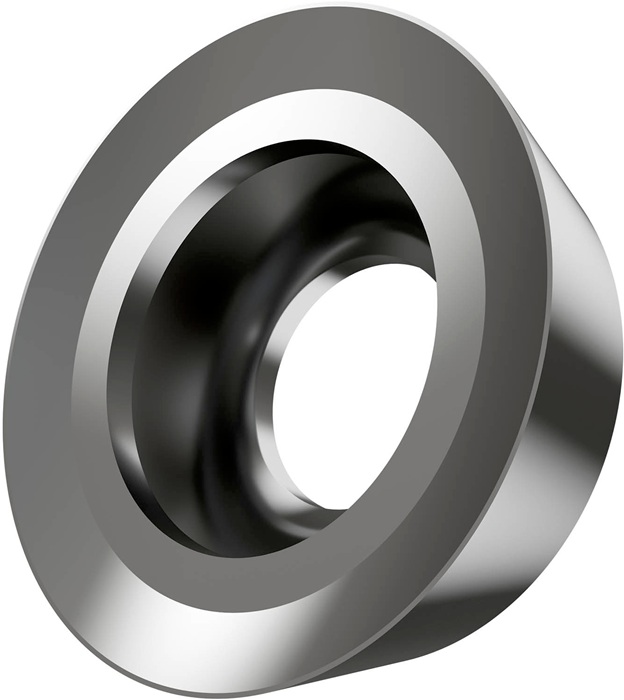 Fräswendeschneidplatte ISO RDHT 12T3MO-FA:HF7 Bohrungs-D. 3,9mm Farbe Silber