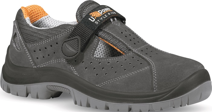 Sicherheitssandale MAGIC Gr.40 W.11 grau Leder S1PL FO SR U.POWER