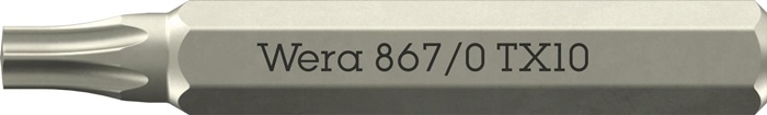 Bit 867/0 Micro TX 10 L.30mm WERA