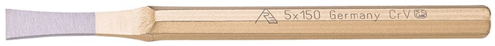 Trennstemmer L.125mm Schneiden-B.2mm Schaft-Q.10mm RENNSTEIG