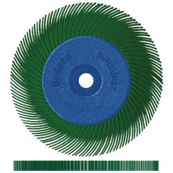 Radialbürste SUNBURST Ø152xB12,7x25,4mm 50 Alox/Korund TYROLIT