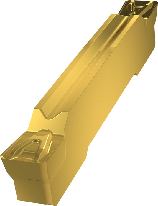 Wendeschneidplatte ISO GL3-D300M04-GM:G8330 Breite 3mm PVD beschichtet Gold