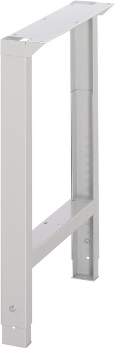Werkbankfuß BK 650 verstellb.H750-1100xB70/120mm lichtgrau TECWERK