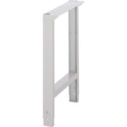 Werkbankfuß BK 650 verstellb.H750-1100xB70/120mm lichtgrau TECWERK