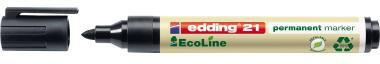 edding Permanentmarker 21 EcoLine 4-21001 1,5-3mm Rundspitze schwarz