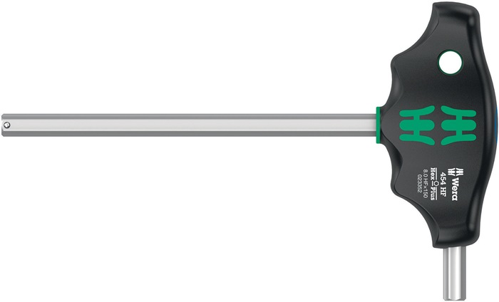 Sechskantschraubendreher 454 HF SW 8mm Klingenlänge 150mm Quergriff Hex-Plus