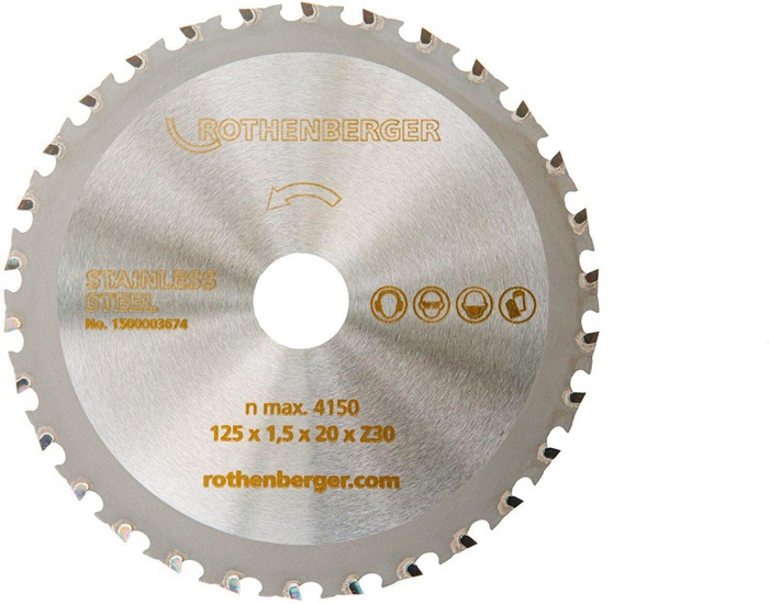 Sägeblatt DURACUT X AD 125mm Z.30 Bohr.20mm ROTHENBERGER