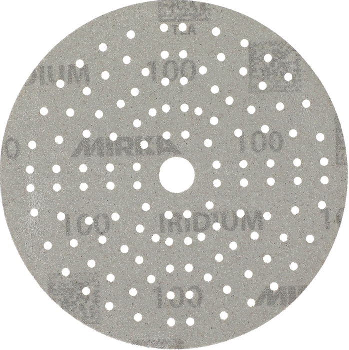 Haftschleifscheibe IRIDIUM Grip 121L 150mm K.100 f.HO/Metall/Lack/Ku.