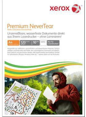 Xerox Synthetikpapier NeverTear 003R98126 A4 120mic ws 10Bl.